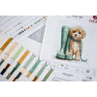 Luca-S Embroidery kit For a Walk