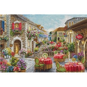 Embroidery kit Fiori Caffes