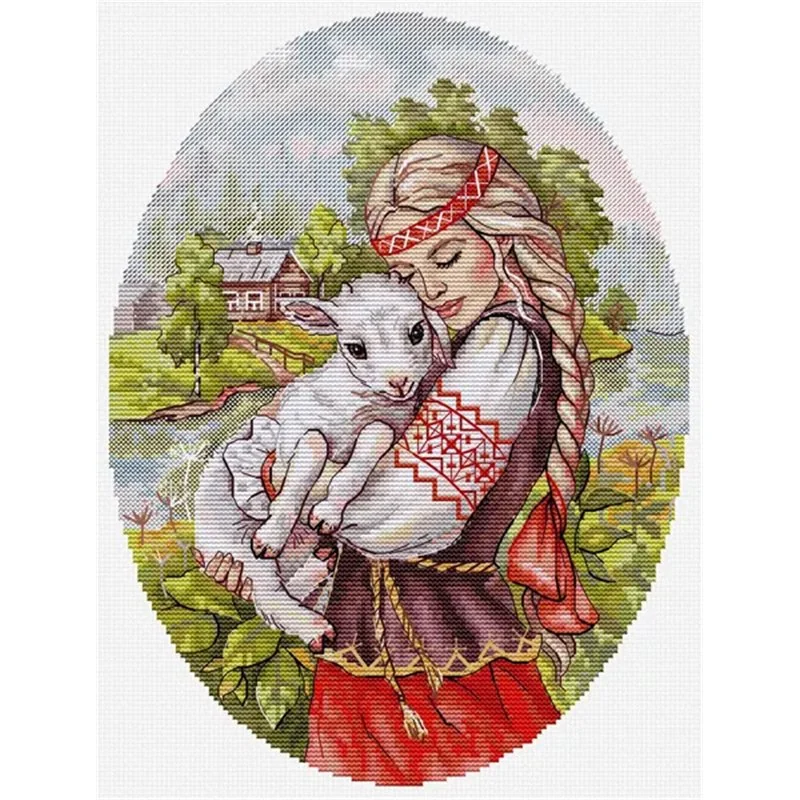 Embroidery kit Sweet Hug Embroidery kit Sweet Hug