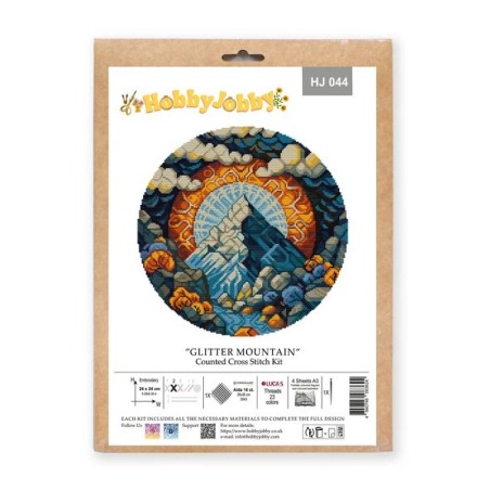 Borduurpakket Glitterberg
