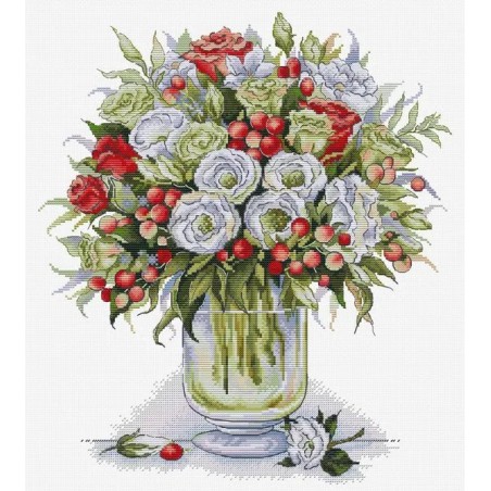 Embroidery kit The Passion Bouquet