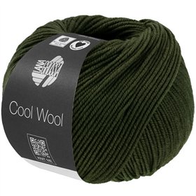 Lana Grossa Cool Wool Mélange Loden groen gemeleerd 1495