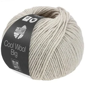 Cool Wool Big Mélange Grijsbeige gemeleerd 1691
