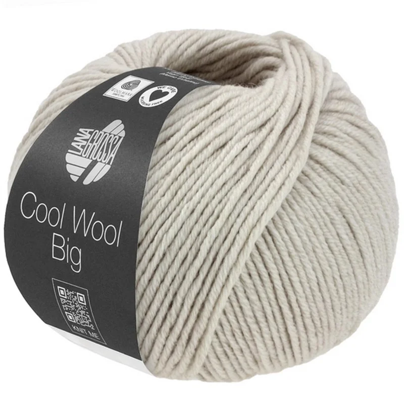 Cool Wool Big Mélange Grijsbeige 1691 Cool Wool Big Mélange Grijsbeige 1691