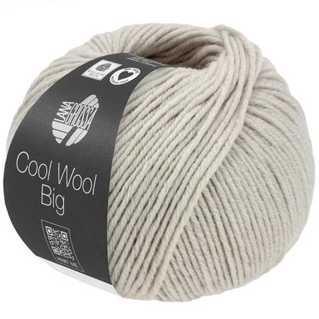 Cool Wool Big Mélange Grijsbeige gemeleerd 1691