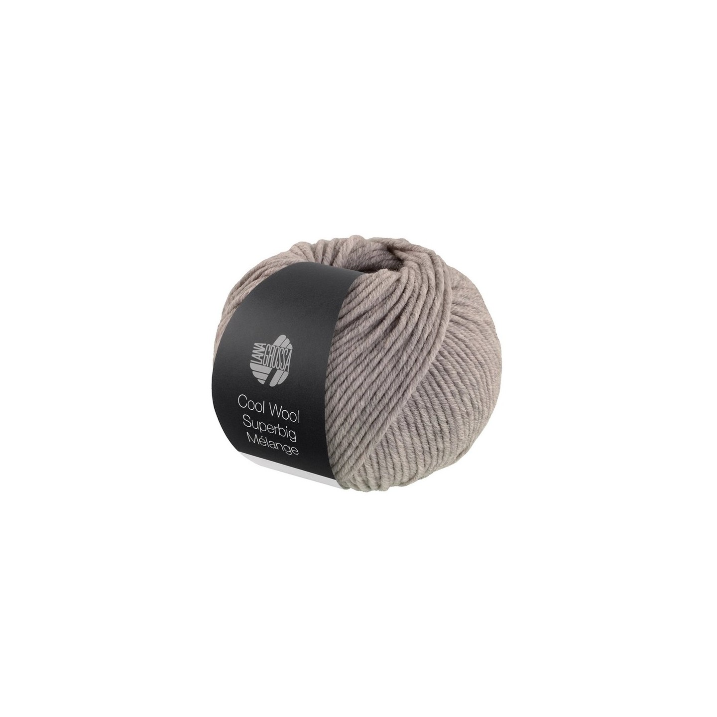 Cool Wool Superbig Mélange Graubeige meliert 215