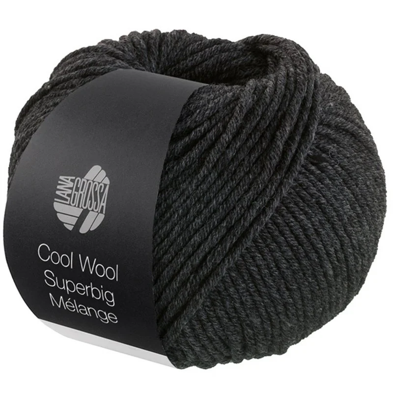 Cool Wool Superbig Mélange Donkergrijs 218 Cool Wool Superbig Mélange Donkergrijs 218
