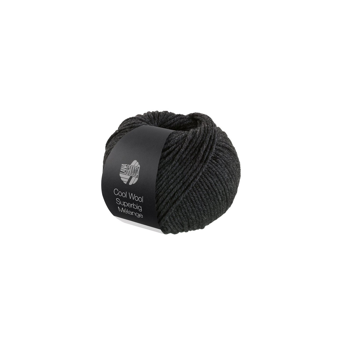 Cool Wool Superbig Mélange Gris foncé tacheté 218