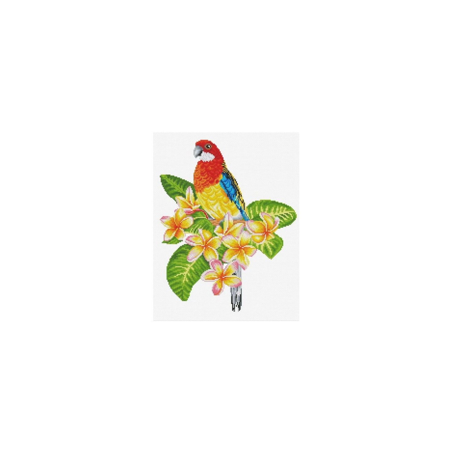 Borduurpakket Frangipanni Rosella