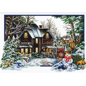 Borduurpakket De winter komt