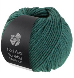 Cool Wool Superbig Mélange Donkergroen 210