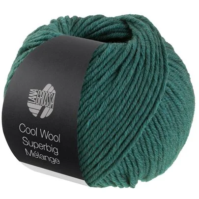 Cool Wool Superbig Mélange Dark green 210