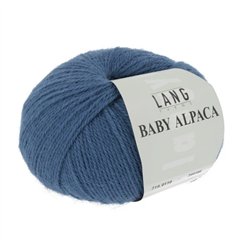 Baby Alpaca 110 bleu acier