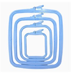 Stickrahmen Nurge 9,5 x 11 cm Pastellblau
