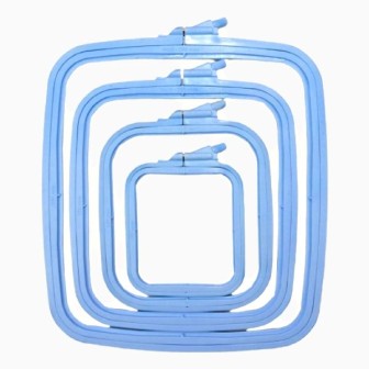 Stickrahmen Nurge 14,5 x 16,5 cm Pastellblau