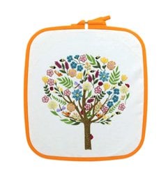  Embroidery frame Nurge 14,5 x 16,5 cm Coffee Brown