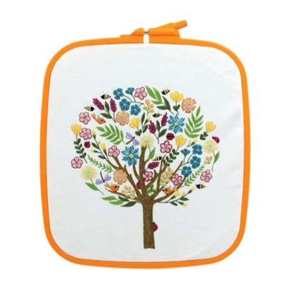  Embroidery frame Nurge 9,5 x 11 cm Coffee Brown