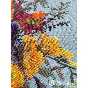Embroidery kit Sunlit Petals