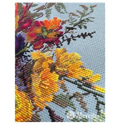 Kit de broderie Pétales ensoleillés