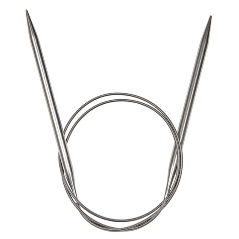 Inox rondbreinaald 3,5 mm lengte 80 cm Inox rondbreinaald 3,5 mm lengte 80 cm