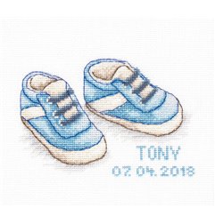 Kit de broderie Chaussures de bébé Kit de broderie Chaussures de bébé