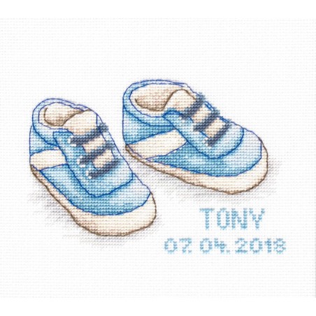 Stickset Baby Schuhe