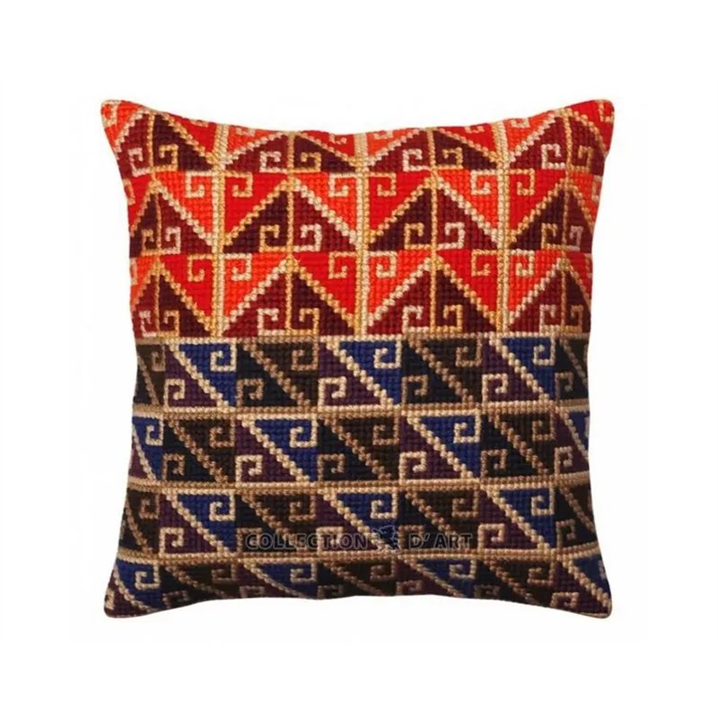 Coussin à broder Ornement péruvien 5371