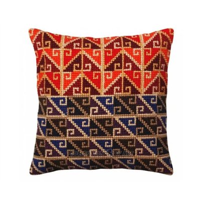 Borduurkussen Peruaans ornament 5371