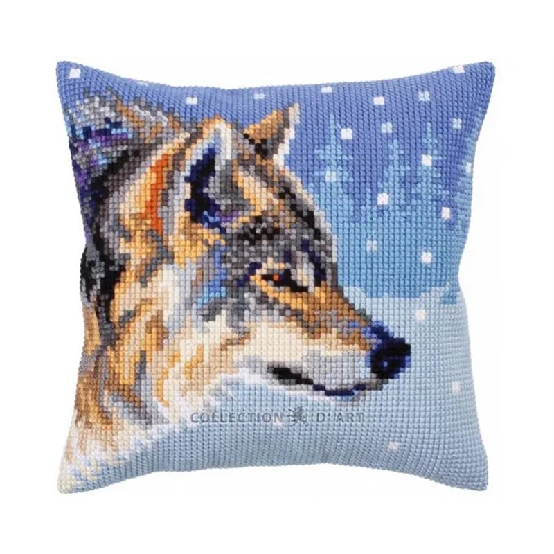 Coussin à broder Animaux d'hiver 5303