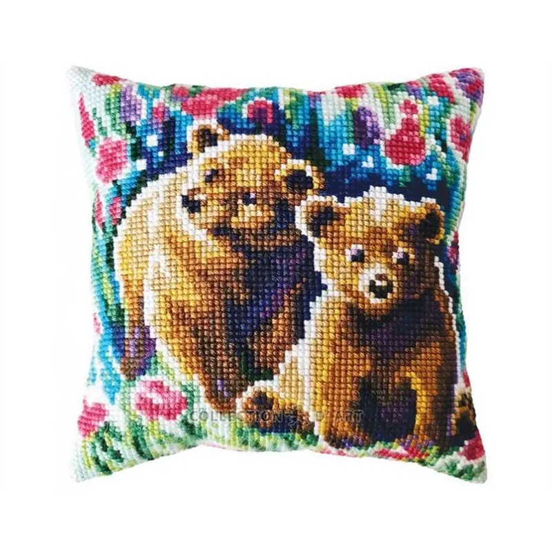 Stitch cushion kit Bear cubs 5478 Stitch cushion kit Bear cubs 5478