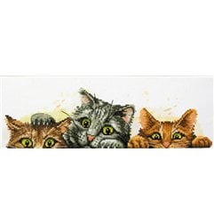 Borduurpakket Nieuwsgierige kittens Borduurpakket Nieuwsgierige kittens