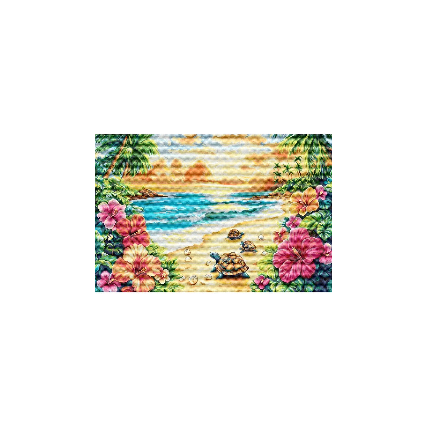 Luca-S Kit de broderie Été tropical