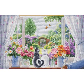 Luca-S Embroidery kit The Window of Dreams