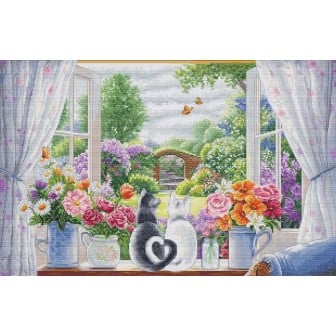 Luca-S Kit de broderie La fenêtre des rêves