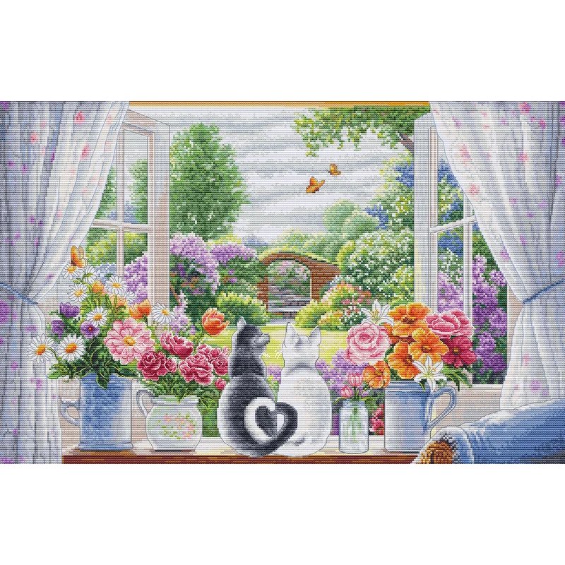 Embroidery kit The Window of Dreams Embroidery kit The Window of Dreams