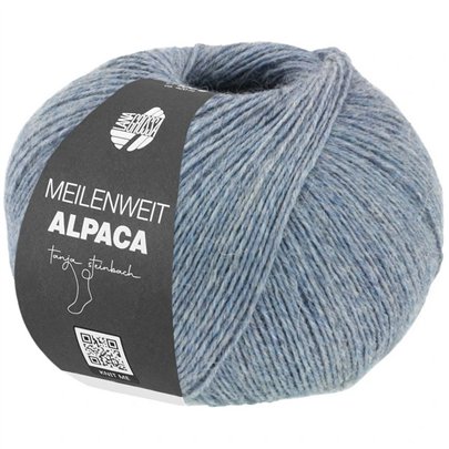 Lana Grossa Meilenweit 100 Alpaca 2011 Grijsblauw