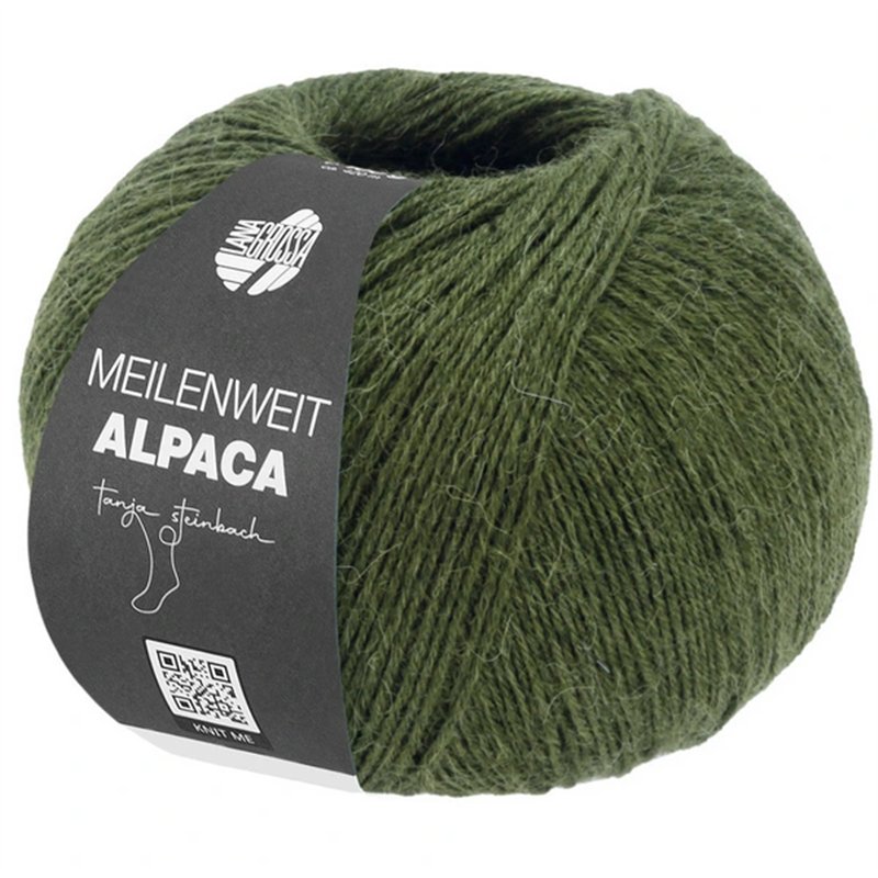 Meilenweit 100 Alpaca 2017 Donker olijgroen