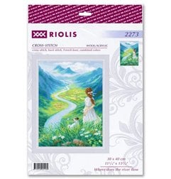 Borduurpakket Waar stroomt de rivier Borduurpakket Waar stroomt de rivier
