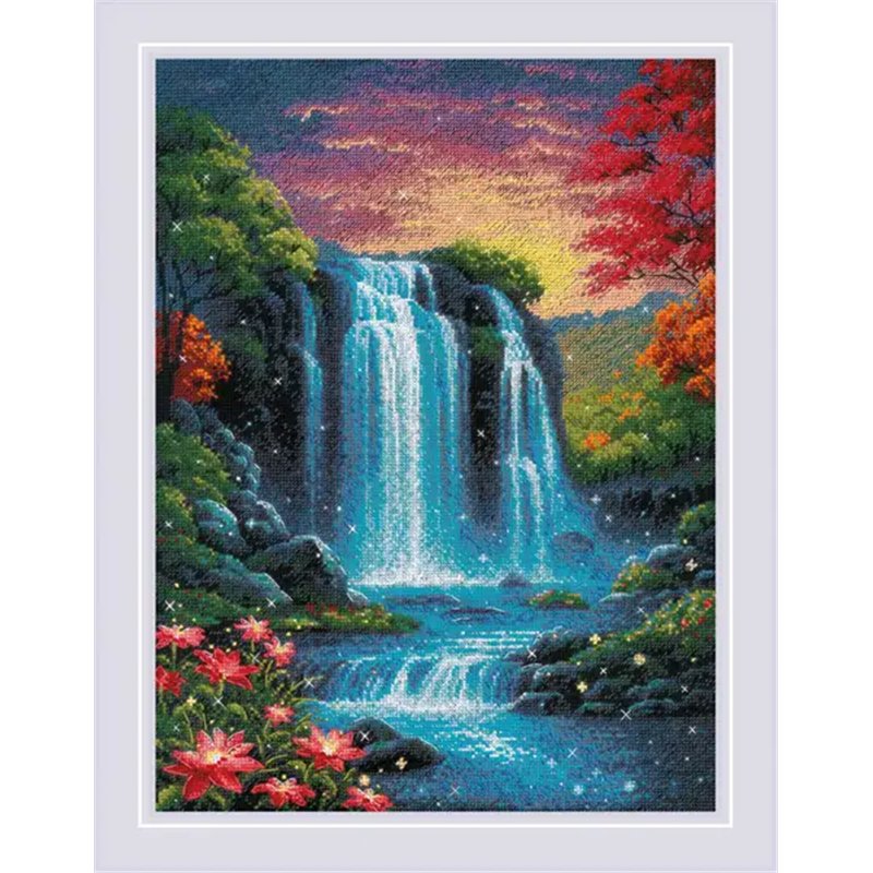 Stickset Zauberhafter Wasserfall Stickset Zauberhafter Wasserfall