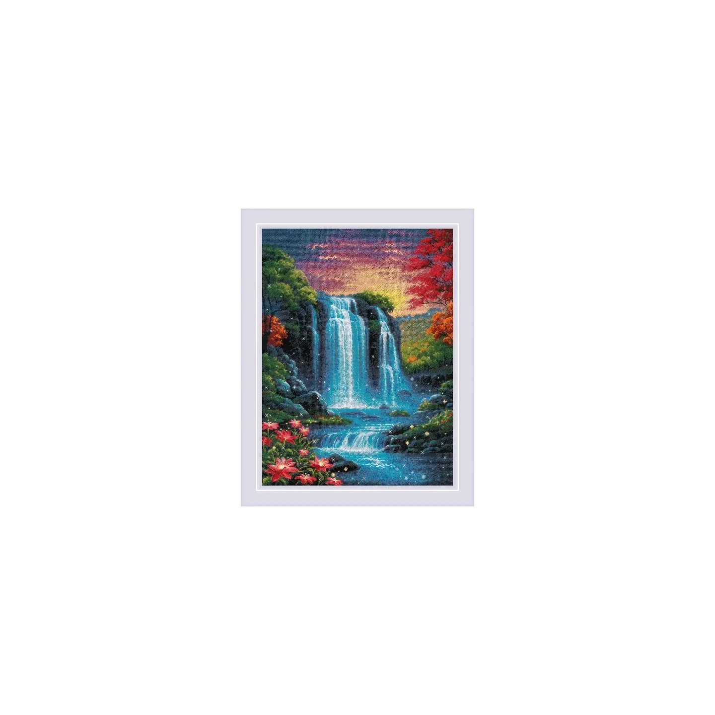 Riolis Stickset Zauberhafter Wasserfall