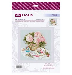 Embroidery kit Time for Stitching Embroidery kit Time for Stitching