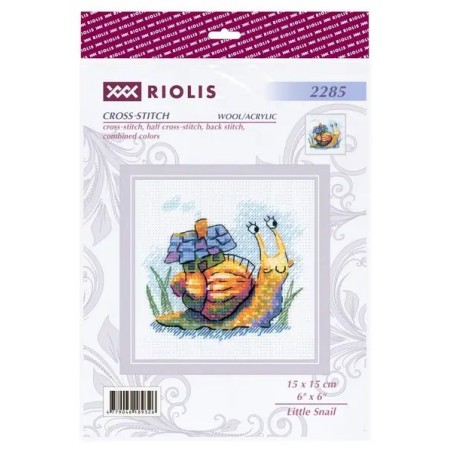 Kit de broderie Petit escargot