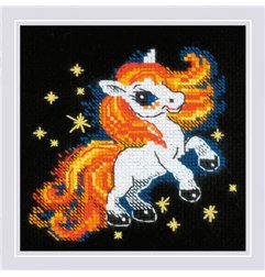 Embroidery kit Fiery Foal Embroidery kit Fiery Foal