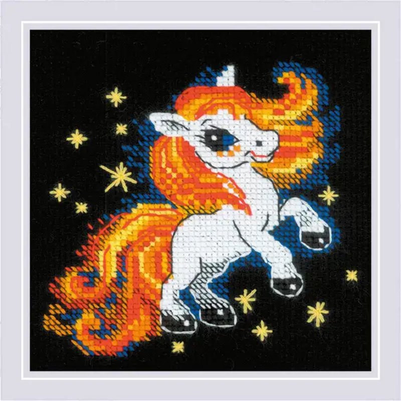 Embroidery kit Fiery Foal Embroidery kit Fiery Foal