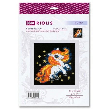 Borduurpakket Vurig veulen
