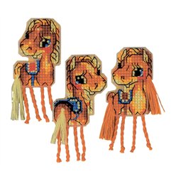 Embroidery kit Magnets Horses Embroidery kit Magnets Horses