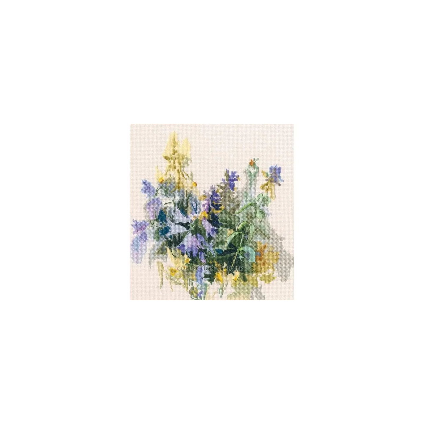 Stickset Waldglockenblumen