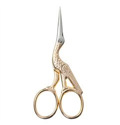 Borduurschaar Ooievaar Milward 9 cm