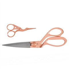 Scissors Set Dressmaking and Embroidery Rose Gold