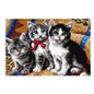 Knüpfformteppichpackung Katzen 4131